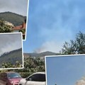 Novi snimci iz Crne Gore: Vatra stigla skoro do Đenovića, avioni gase požar, vidi se plamen