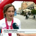 Pobednik Novosadskog maratona trkač iz Rusije Rustam Fahredinov