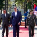 Predsednik Vučić prisustvuje sednici proširenog kolegijuma načelnika Generalštaba (foto)