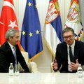 Vučić primio u oproštajnu posetu ambasadora Turske Hamija Aksoja