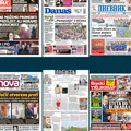 Naslovne strane današnjih novina: Prelistavanje štampe za nedelju, 13. jul 2025. godine