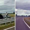 (Video) Udes na brzoj saobraćajnici Smer Šabac-Loznica u zastoju Obratite pažnju