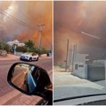 Prvi snimci požara u Grčkoj, vatra guta kuće! Evakuisana 3 popularna letovališta, vatrogasci se bore sa plamenom (video)
