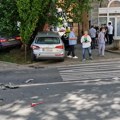 (VIDEO) Sudar u Novom Sadu: Automobil izleteo sa puta, povređene tri žene