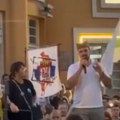 Pretnje Ani Brnabić sa protesta u Loznici (video)