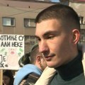 Niški student o protestu ispred RTS: Objektivno novinarstvo treba da bude stub države