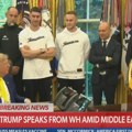 Dušan Vlahović stao iza Trampa u Beloj kući, ostao u šoku: "Momci, da li bi žena mogla u vaš tim?"