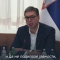 Vučić o jadru "Bez vaše saglasnosti, ne pada nam na pamet da uopšte ulazimo u taj projekat"