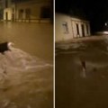 Stravični prizori iz Francuske: Oluja Kirk pogodila Evropu, ulice pod vodom (video)