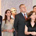 Vesna Vidović na svečanom otvaranju Memorijalnog muzeja Nadežde i Rastka Petrovića