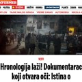 Informerov film o protestu u Valjevu: O „blokaderskim falangama“ i nedužnim policajcima