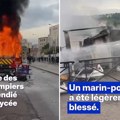 Direktora škole polili benzinom: Pakao na ulicama širom zemlje, učenici zapalili autobus i vatrogasno vozilo (video)