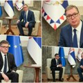 Završen sastanak predsednika Vučića i lajčaka: Susret tri dana uoči najavljenog ukidanja dinara na KiM
