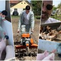 Radi sve a ne mora ništa jer ujka mu je poznati srpski biznismen Ali Andrej hoće sve sam! Svako jutro ustaje u 6 pa u štalu…