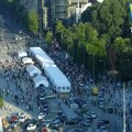 Blokirana ulica ispred RIK-a u Beogradu: Oko zgrade Predsedništva Srbije i Pionirskog parka okupljen je veliki broj pripadnika…