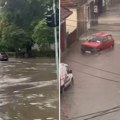 Popljavljen grad u Srbiji: Apokaliptične scene posle nevremena, pala velika količina kiše (Video)