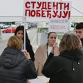 Akcija studenata u Beogradu: Na stotine lokacija dele nalepnice „studenti pobeđuju“
