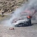 Redizajnirani Mercedes-AMG GT se zapalio tokom testiranja na jugu Španije