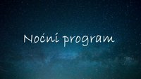 Noćni program